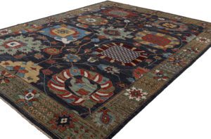 Afghan Palmette Transitional Handwoven Tribal Rug