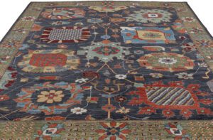 Afghan Palmette Transitional Handwoven Tribal Rug