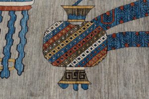 54555_BTR003A-East_Turkestan_Pictorial_Transitional_Handwoven_Rug-8'3''x9'7''-Afghanistan-7