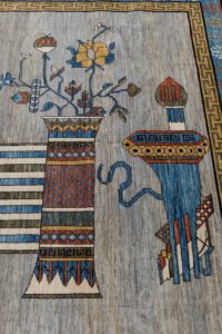 54555_BTR003A-East_Turkestan_Pictorial_Transitional_Handwoven_Rug-8'3''x9'7''-Afghanistan-8