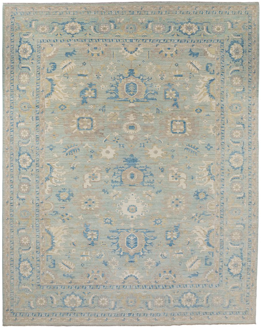 Afghan Heriz Transitional Handwoven Tribal Rug