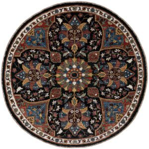Afghan Farahan Handwoven Tribal Round Rug