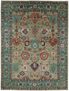 Afghan Harshang Transitional Handwoven Tribal Rug