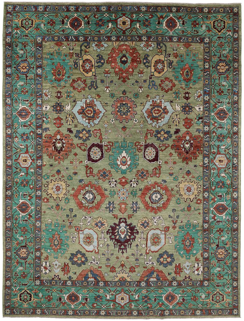 Afghan Harshang Transitional Handwoven Tribal Rug