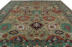 Afghan Harshang Transitional Handwoven Tribal Rug