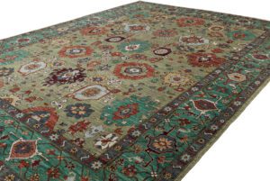 Afghan Harshang Transitional Handwoven Tribal Rug