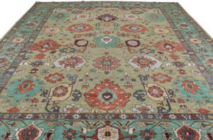 Afghan Harshang Transitional Handwoven Tribal Rug