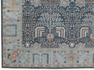54569_BTR002A-Bakshaish_Cypress_Transitional_Handwoven_Tribal_Rug-8'11''x11'8''-Afghanistan-1-Border