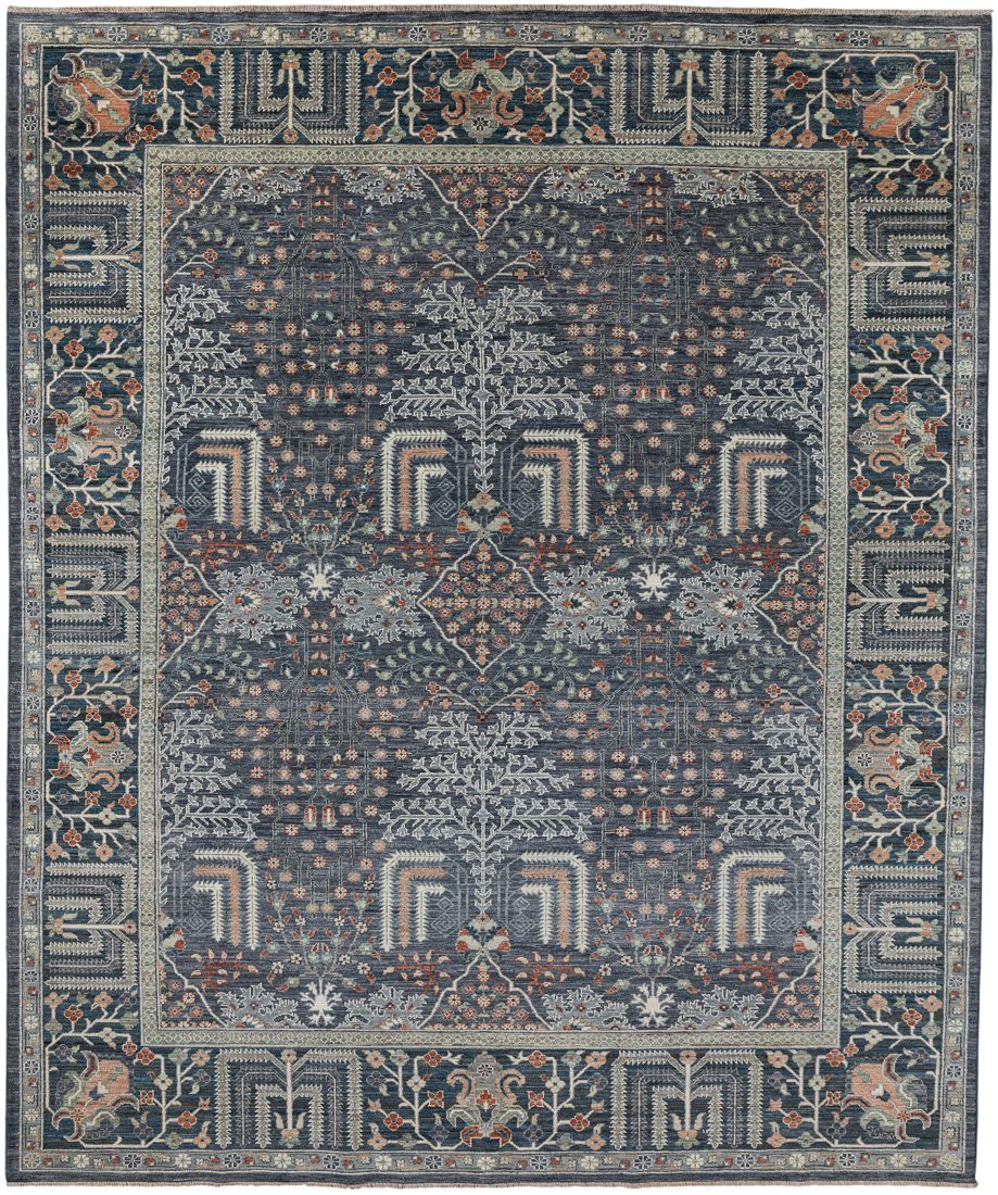 Afghan Bakshaish Cypress Handwoven Tribal Rug
