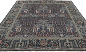 Afghan Bakshaish Cypress Handwoven Tribal Rug