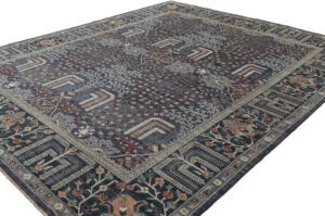 Afghan Bakshaish Cypress Handwoven Tribal Rug