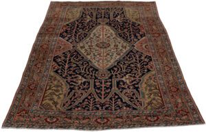 Antique Farahan Sarouk Handwoven Rug