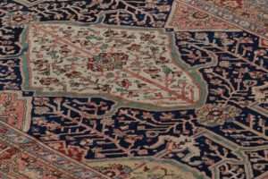 34529-Antique_Farahan_Sarouk_Handwoven_Rug-4'5''x5'10''-Persia-4