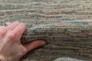 37748-Qangtang_Tibetan_Waves_Handwoven Rug-8''0''x9'11''-Nepal-12