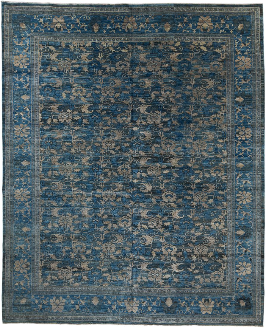 Afghan Ningxia Handwoven Transitional Rug