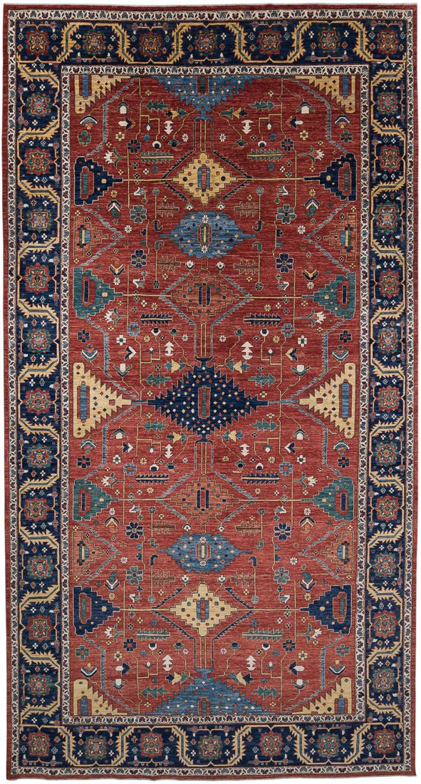 Afghan Bakshaish Handwoven Tribal Rug