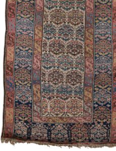 26304_ESTIRN1-Antique_Senneh_Kurd_Handwoven_Rug-3'5''x12'11''-Persia-1-Border