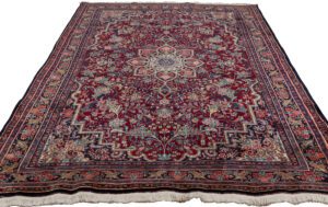Fine Persian Bidjar Vintage Handwoven Rug