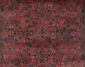 31889-Fine_Antiqued_Sarouk_Handwoven_Rug-5'8''x7'8''-India-1-Center