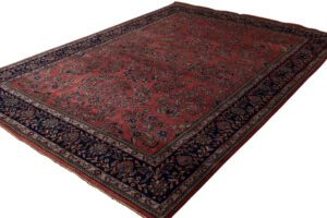 Fine Indian Sarouk Handwoven Heirloom Rug
