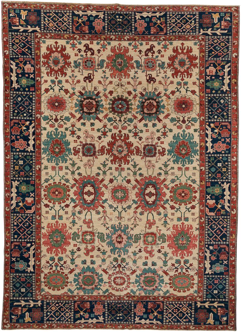 Afghan Heriz Luxe Tribal Handwoven Rug