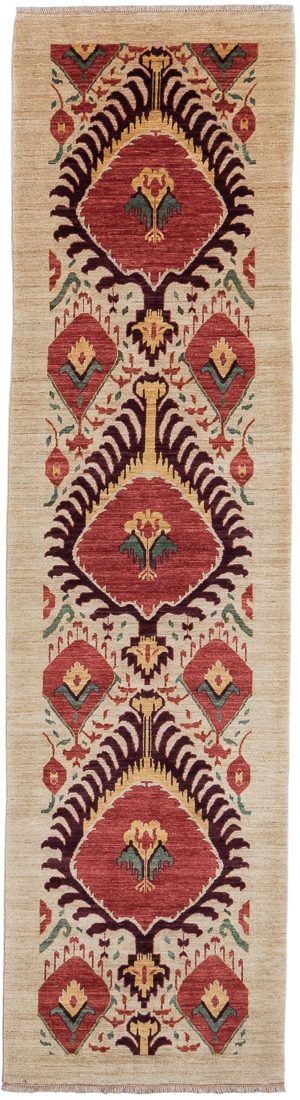 Afghan Ikat Handwoven Tribal Rug