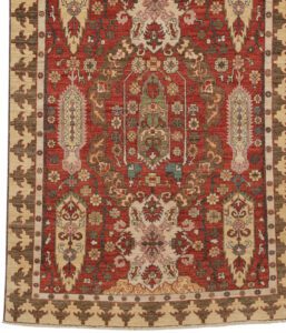 36682-Karabagh_Dragon_Luxe_Tribal_Handwoven_Rug-5'2''x13'0''-Afghanistan-1-Border