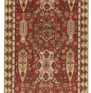 36682-Karabagh_Dragon_Luxe_Tribal_Handwoven_Rug-5'2''x13'0''-Afghanistan-1-Center
