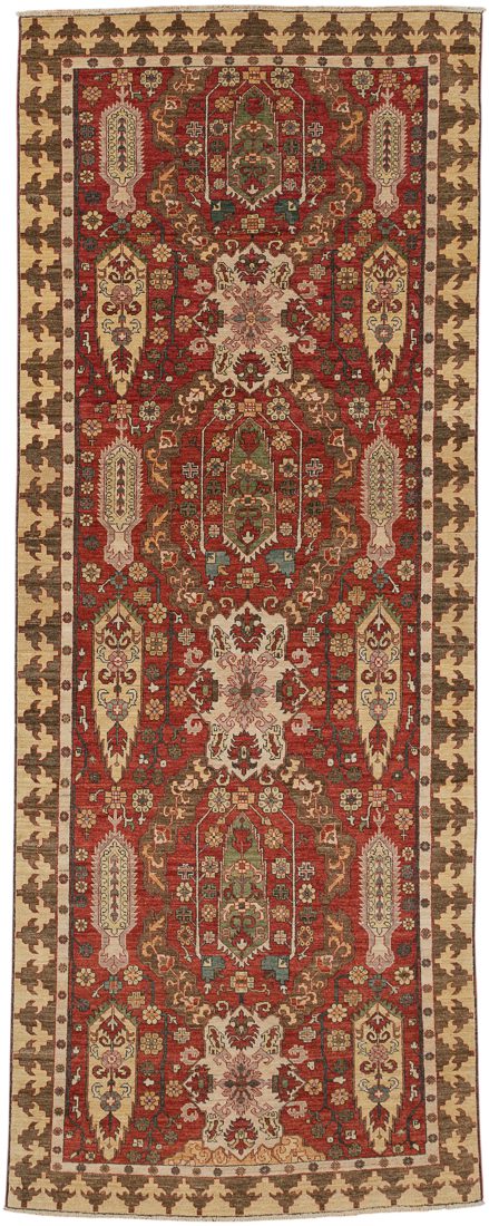 Afghan Tribal Karabagh Dragon Handwoven Rug