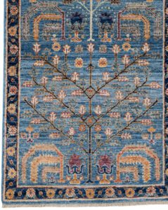 54698_BTR020A-Bakshaish_Handwoven_Tribal_Rug-2'5''x7'11''-Afghanistan-1-Border