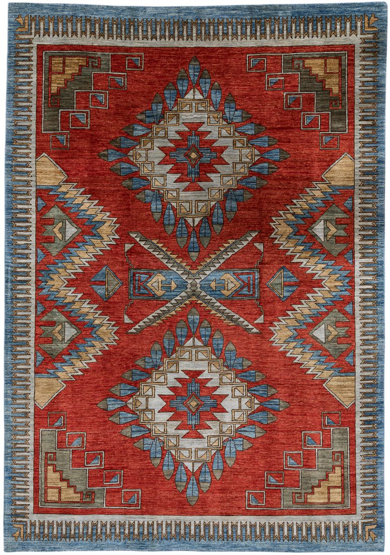 Afghan Navajo Contemporary Handwoven Tribal Rug