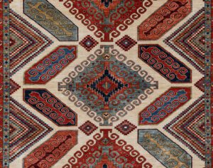 54706_BTR020A-Samarkand_Handwoven_Tribal_Rug-9'4''x11'10''-Afghanistan-1-Center