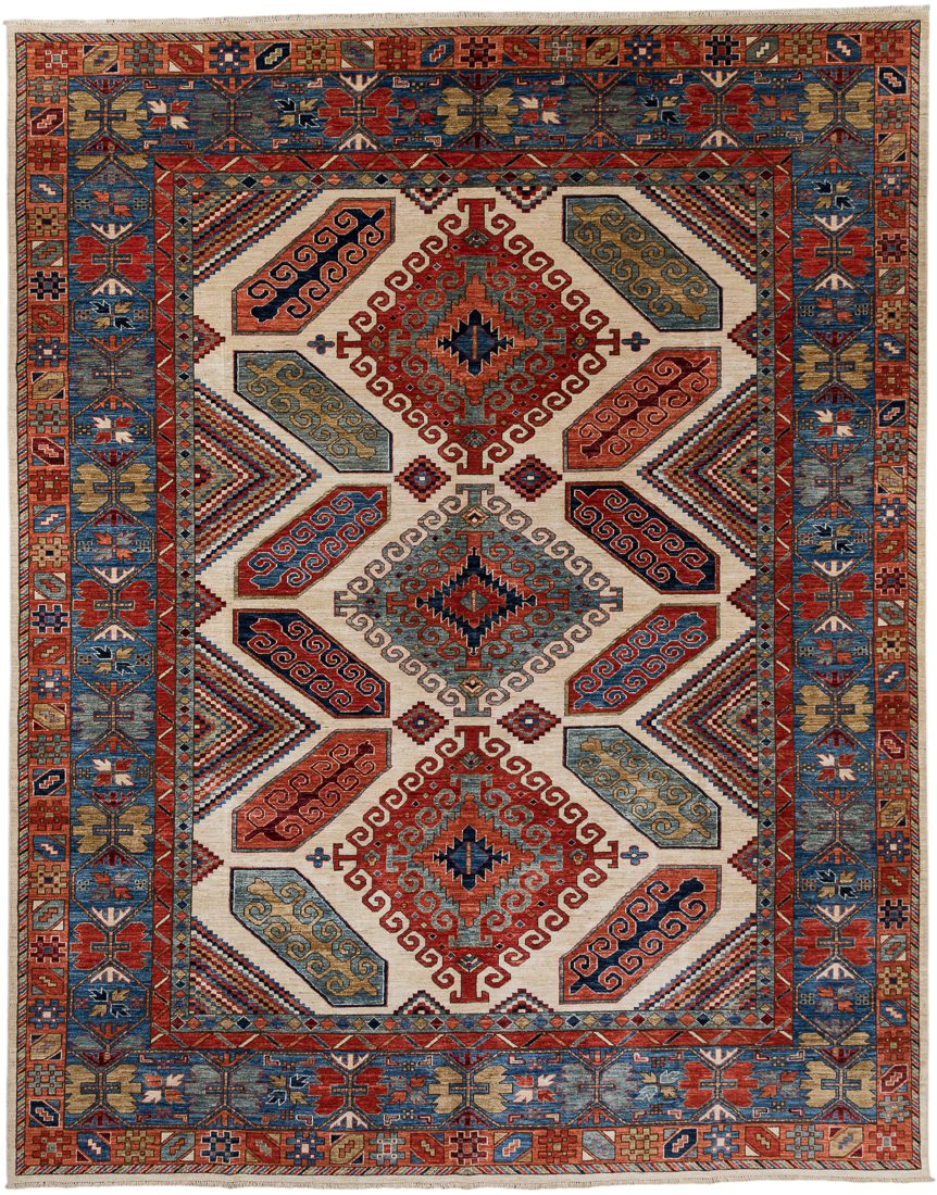 Afghan Samarkand Handwoven Tribal Rug